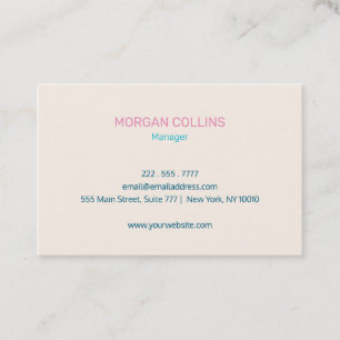 Carte de visite avec votre logo