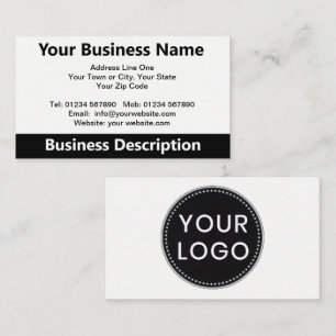 Carte de visite avec votre logo