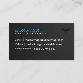 Carte de visite avec votre propre filigrane !