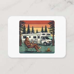 Carte De Visite Aventure en camping-car vintage Bigfoot