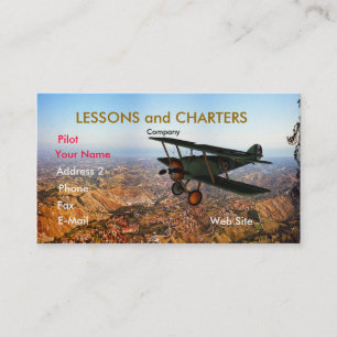 Carte De Visite Avion