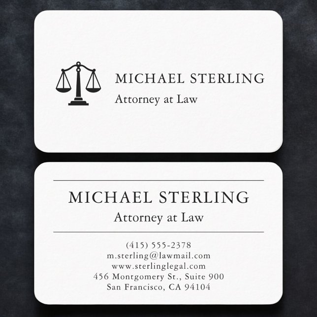 Carte De Visite Avocat (Créateur téléchargé)