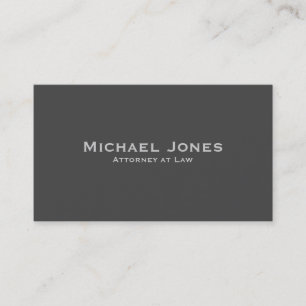 Carte De Visite Avocat Charbon Simple Professionnel
