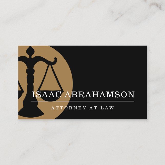 Carte De Visite Avocat de droit Avocat (Devant)