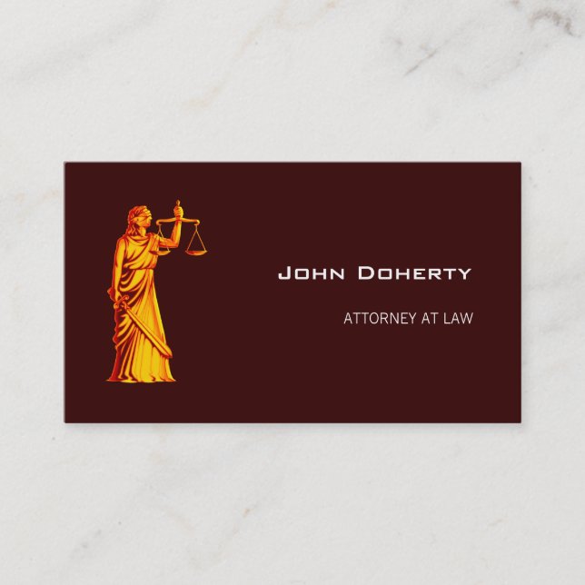 Carte De Visite Avocat de Themis | (Devant)