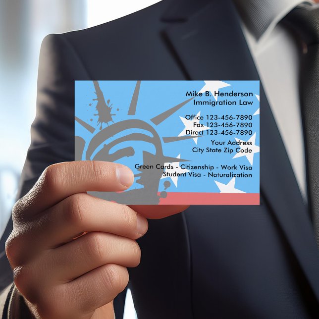 Carte De Visite Avocat en immigration (Créateur téléchargé)