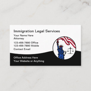 Carte De Visite Avocat en immigration et naturalisation