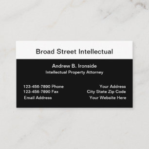 Carte De Visite Avocat en propriété intellectuelle
