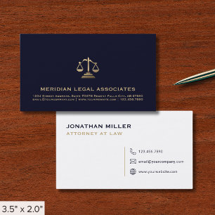 Carte De Visite Avocat juridique simple et professionnel