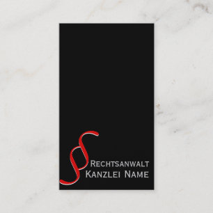 Carte De Visite Avocat minimal