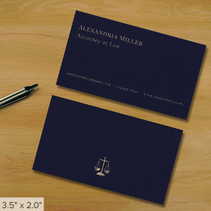 Carte De Visite Avocat minimal en droit