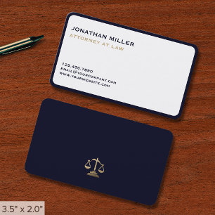 Carte De Visite Avocat minimaliste