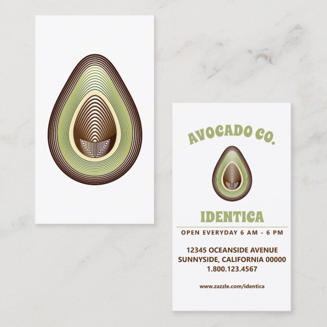 Carte De Visite avocat mod (Devant / Derrière)