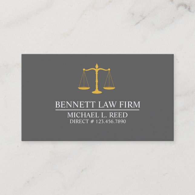 Carte De Visite Avocat PROFESSIONNEL, CABINET DE JURISPRUDENCE (Devant)