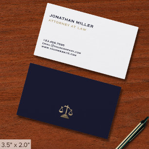 Carte De Visite Avocat simple minimal