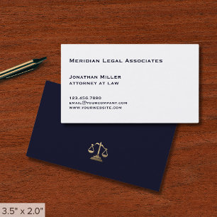 Carte De Visite Avocat simple minimal