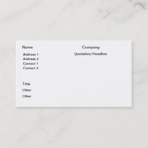 Carte De Visite Avril-