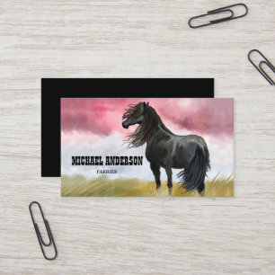 Carte De Visite Awesome Horse