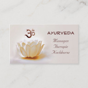 Carte De Visite Ayurveda