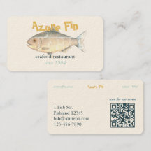 Azure Fin Classic Fish Restaurant Code QR