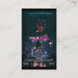 Carte De Visite Azure Lorica FanFilm Awards - Living In Crime Alle