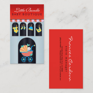 Carte De Visite Baby Boutique Boutique Boutique Boutique Baby Cart