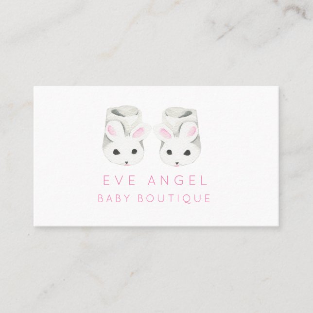 Carte De Visite Baby Newborn Clothing Fashion Boutique Shop (Devant)