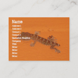 Carte De Visite Baby Tokay Gecko