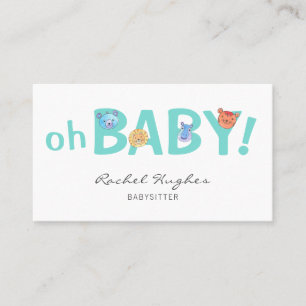 Carte de visite Babysitter