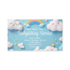 Babysitter Nanny Garde d'enfants Joyeux nuages