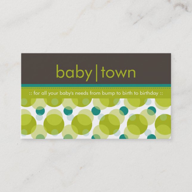 CARTE DE VISITE :: babytown 7 (Devant)