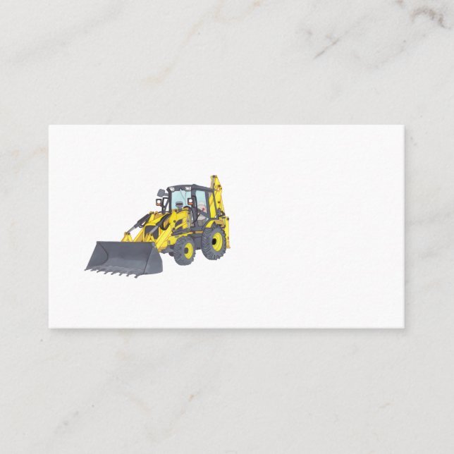 CARTE DE VISITE BACKHOE (Devant)