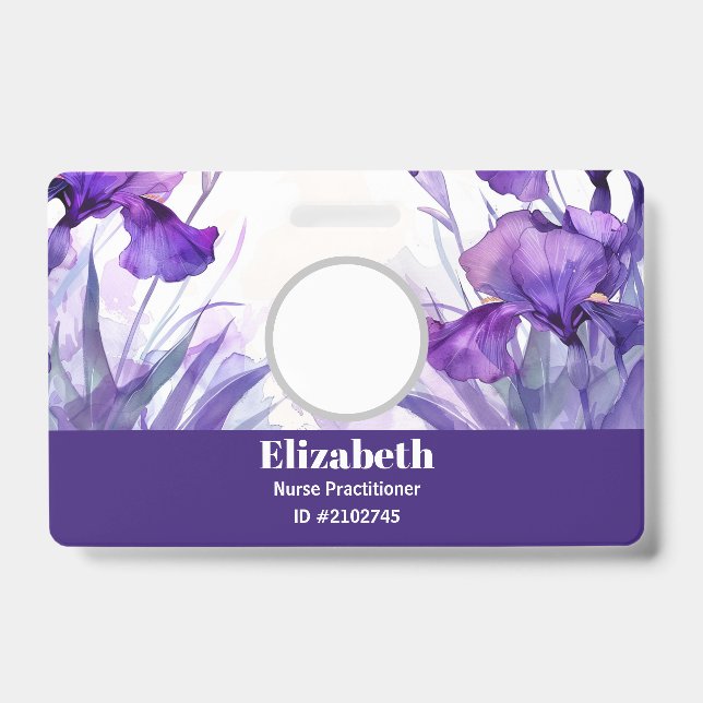 Carte de visite badges personnalisés (Avant)