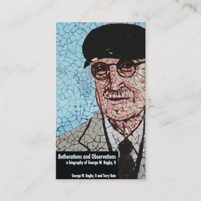 Carte De Visite Bagby : Ennuis et observations (Devant)