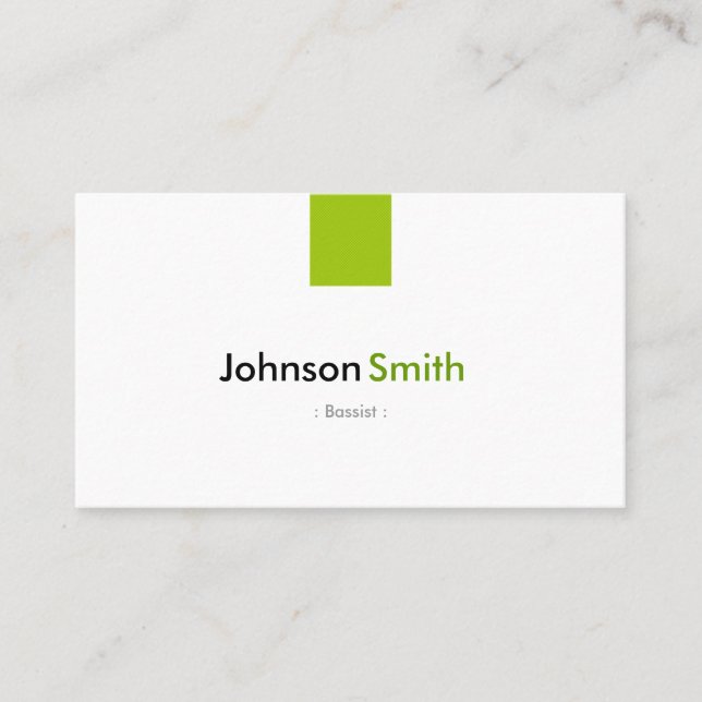 Carte De Visite Baid - Simple Mint Green (Devant)