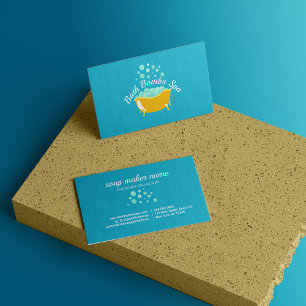 Carte De Visite Baignoire Boules de savon Shampoing