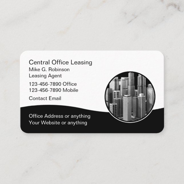 Carte De Visite Bail commercial de bureaux (Devant)