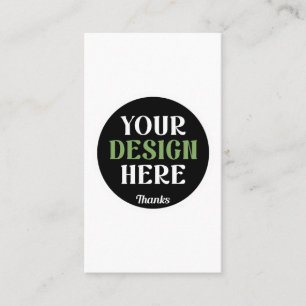 Carte De Visite baiser personnalisé, unique, élégant et minimalist