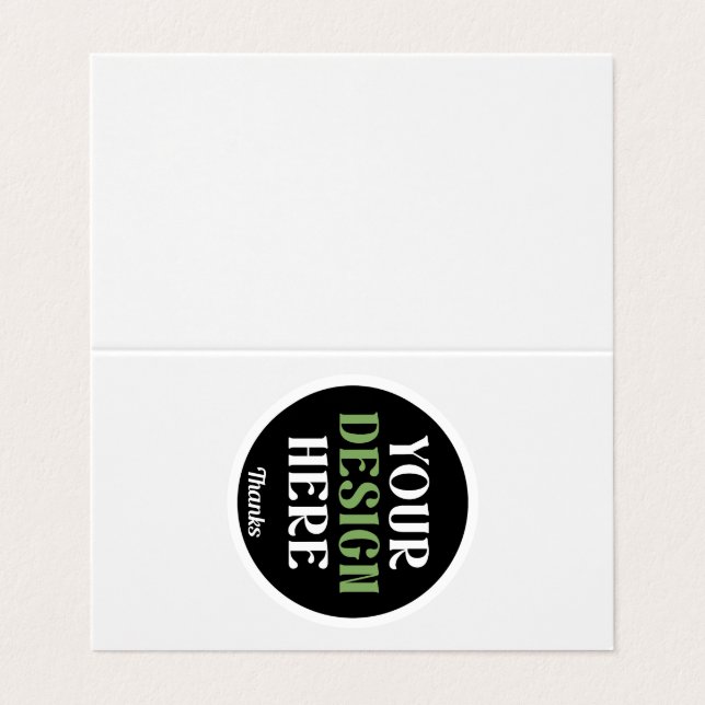 Carte De Visite baiser personnalisé, unique, élégant et minimalist (Extérieur déplié)