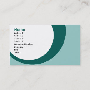Carte De Visite baisses turquoises d'égouttement : 2 dégrossis :