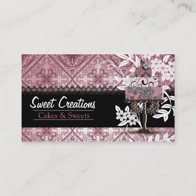 Carte De Visite Bakery/Cakes/Sweets Creations (Devant)