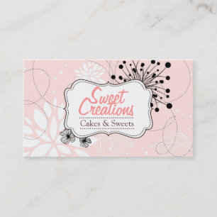 Carte De Visite Bakery /Cakes/Sweets Creations