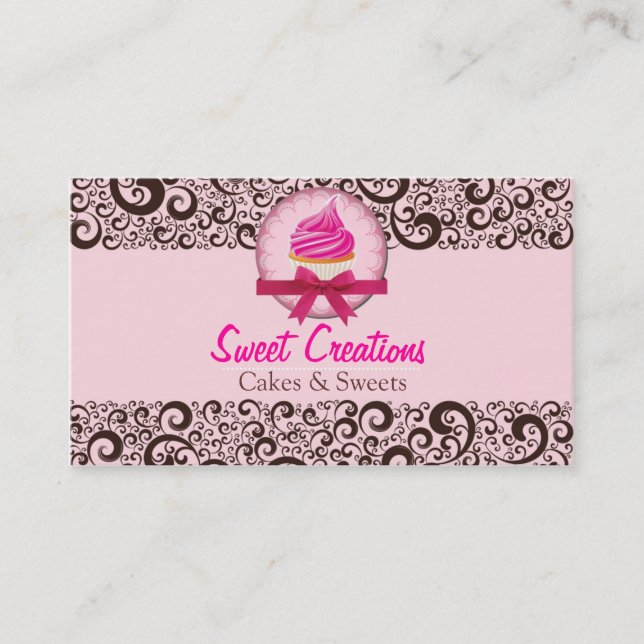 Carte De Visite Bakery/Cakes/Sweets Creations (Devant)