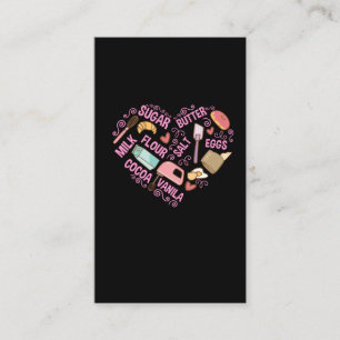 Carte De Visite Baking Love Baker Tools Pâtisserie Chef Beurre Oe