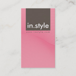 CARTE DE VISITE : : balancement moderne à la mode