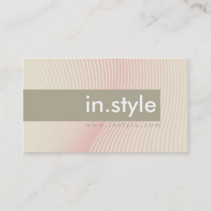 CARTE DE VISITE : : balancement moderne à la mode