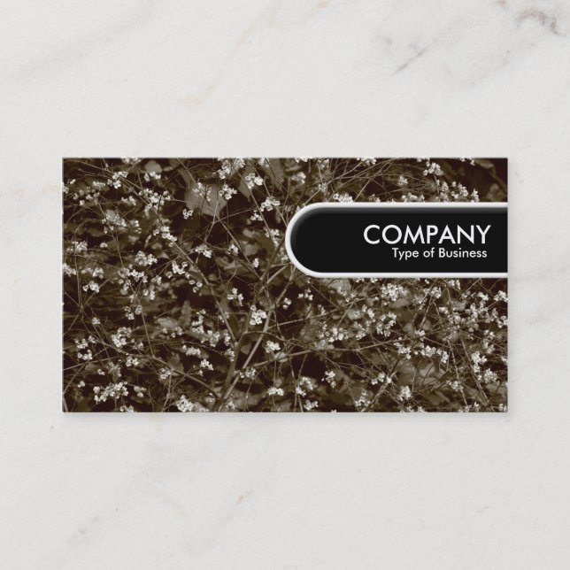 Carte De Visite Balise Arête Arrondie - Blossom (Devant)