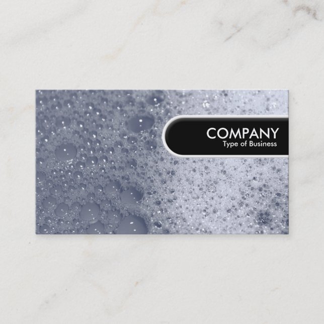 Carte De Visite Balise Arête Arrondie - Bulles de savon 03 (Devant)