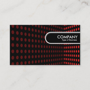 Carte De Visite Balise Arête Arrondie - Coin Tone - Rouge