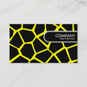 Carte De Visite Balise Arête Arrondie - GoGiraffe Jaune FFFF00